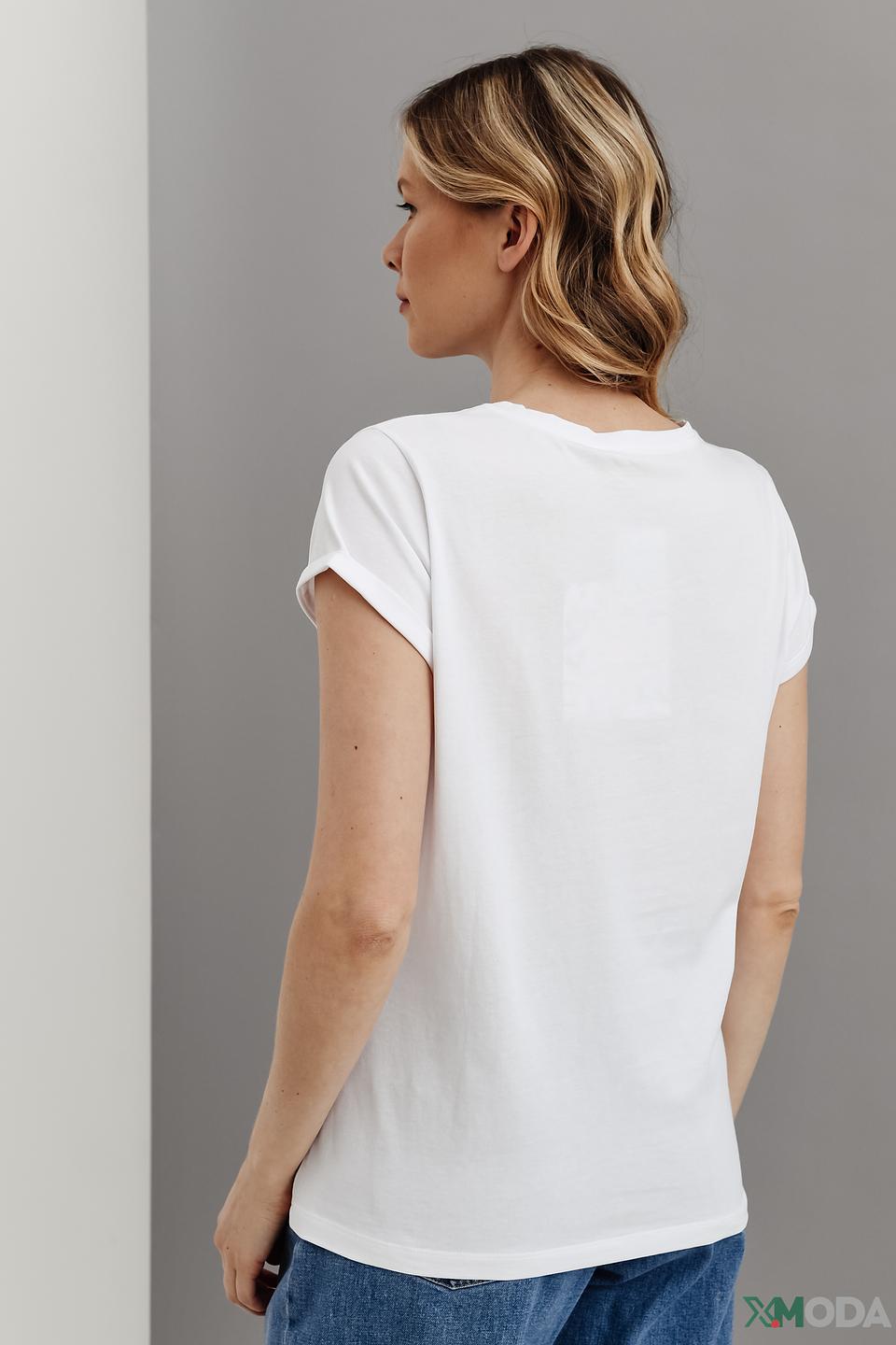 Футболка i Blues жен. с принтом