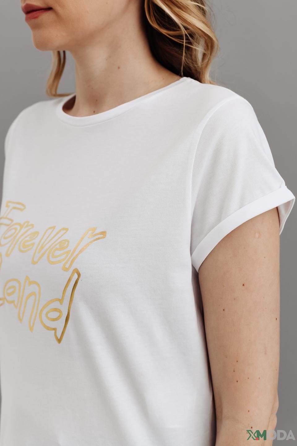 Футболка i Blues жен. с принтом