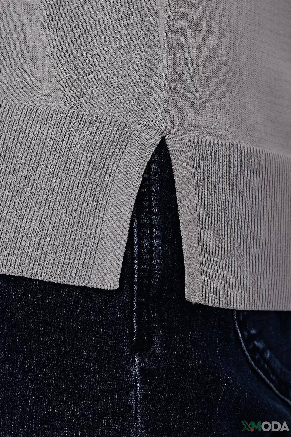 Пуловер Pezzo полоска серый