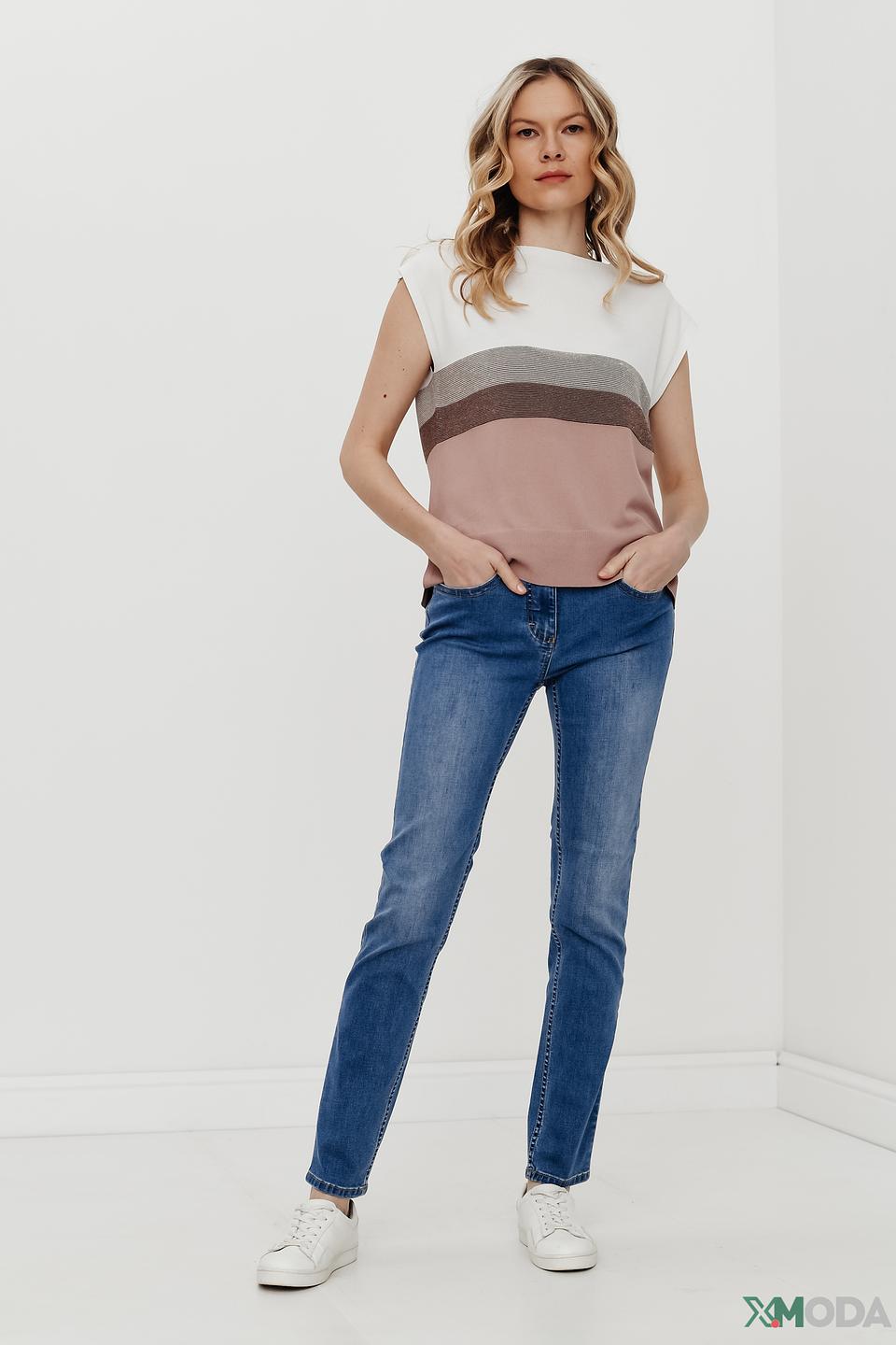 Джинсы Pezzo с потертостями