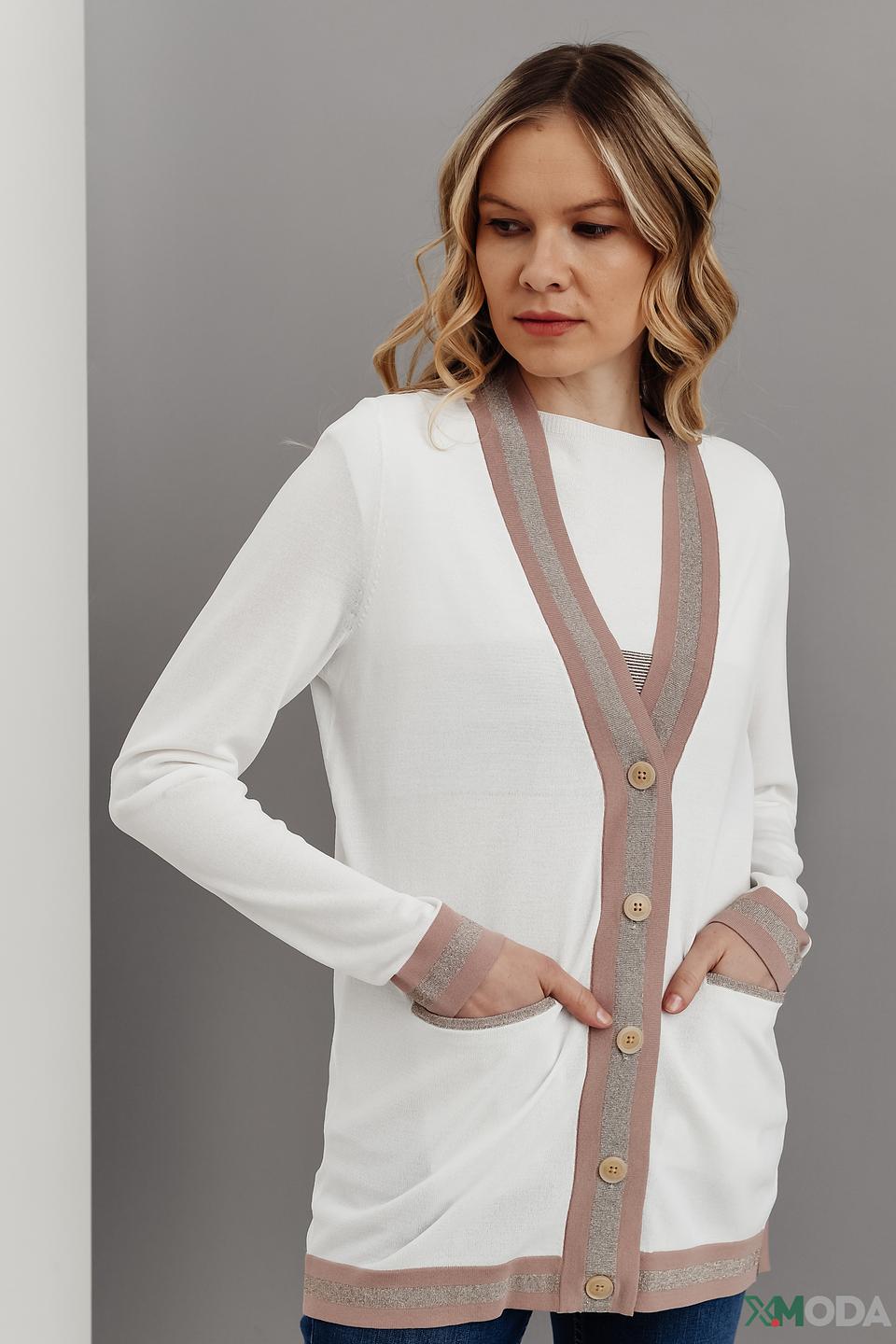 Кардиган Pezzo с V-образным вырезом