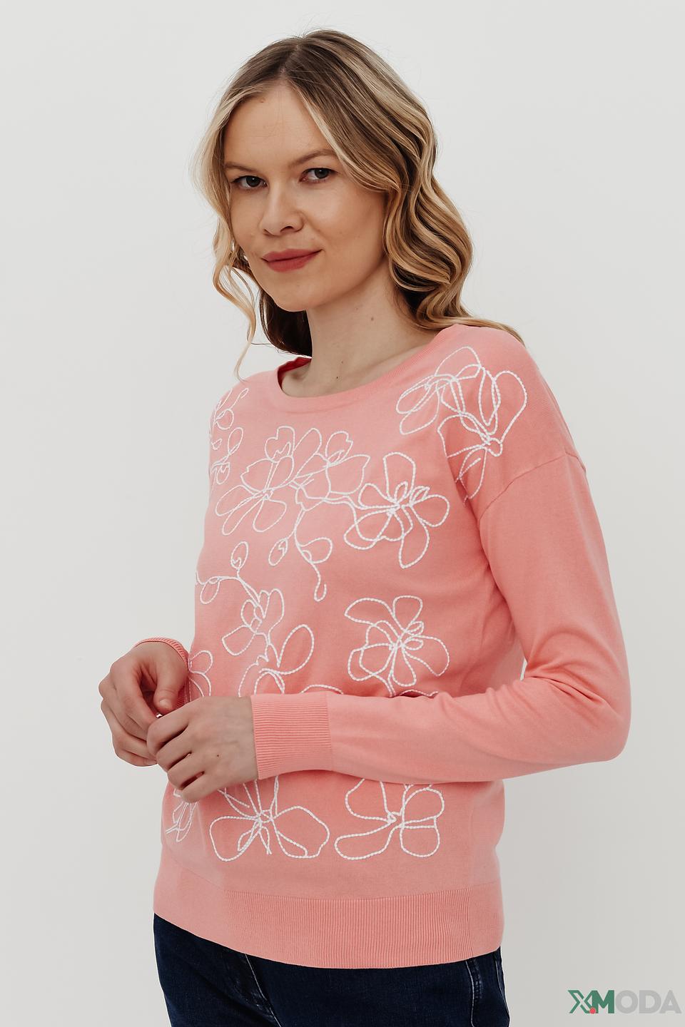 Пуловер Pezzo с цветами