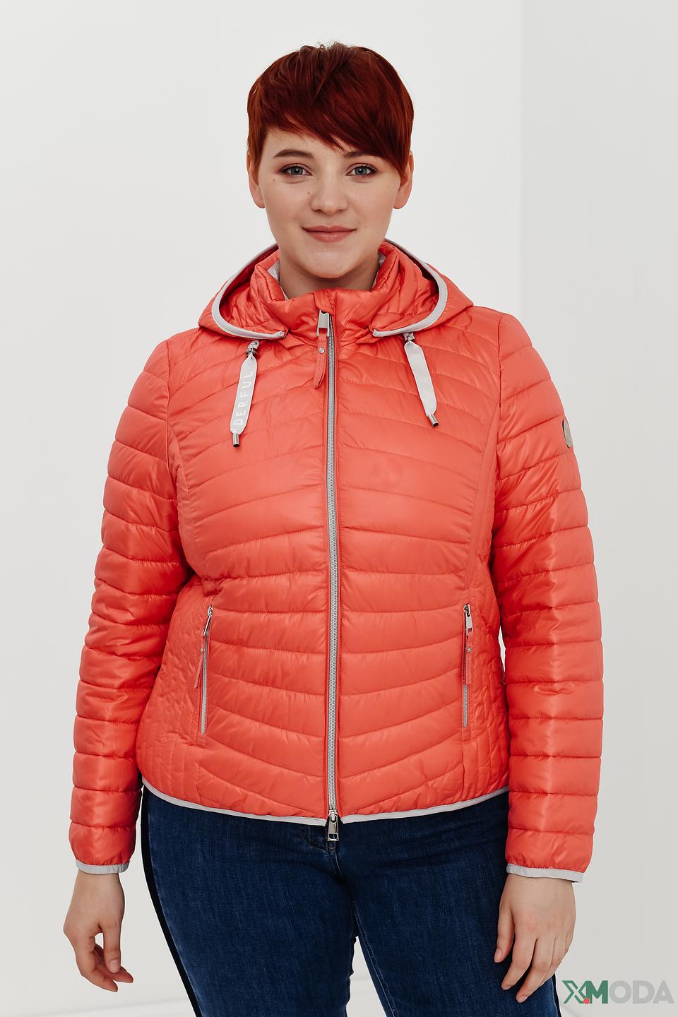 Куртка Lebek стеганая оранжевая