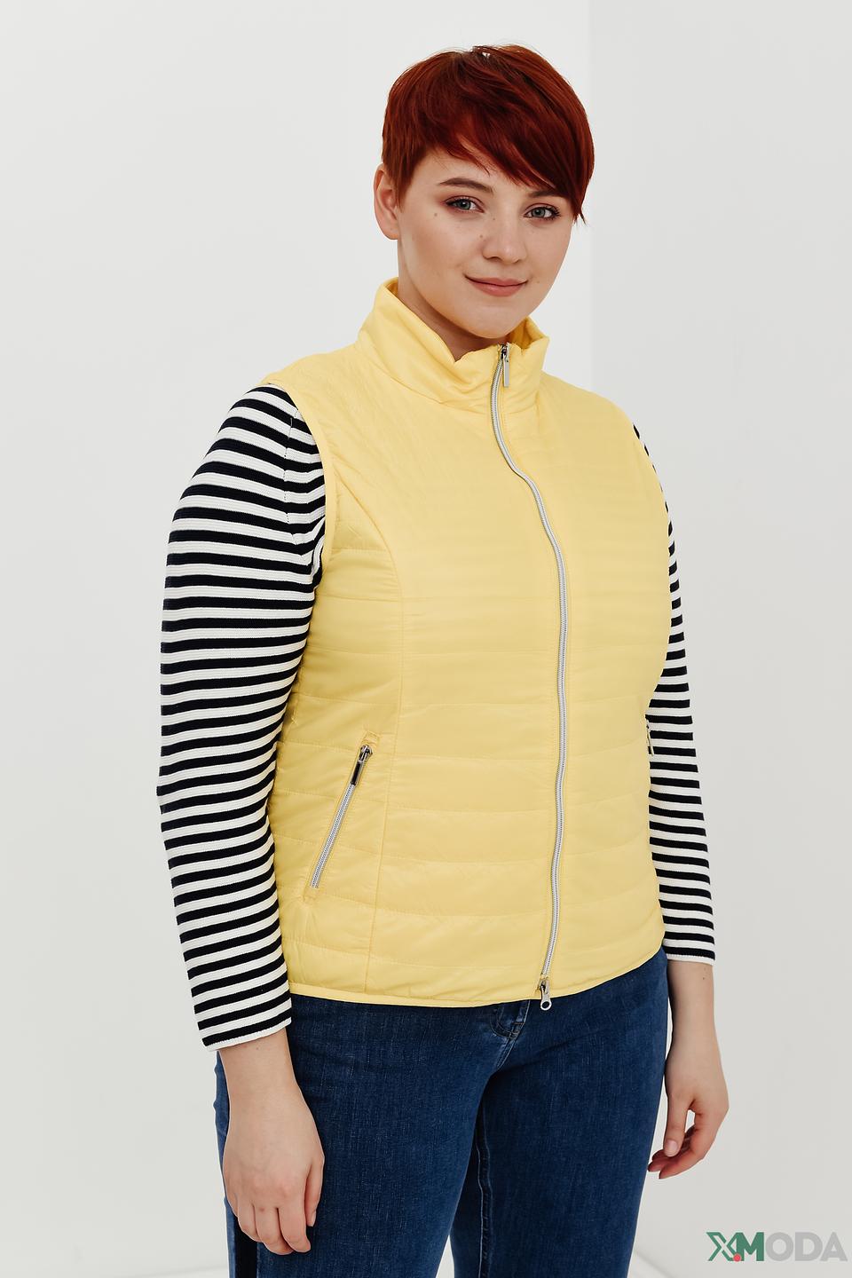 Жилет Frank Walder стеганый жёлтый