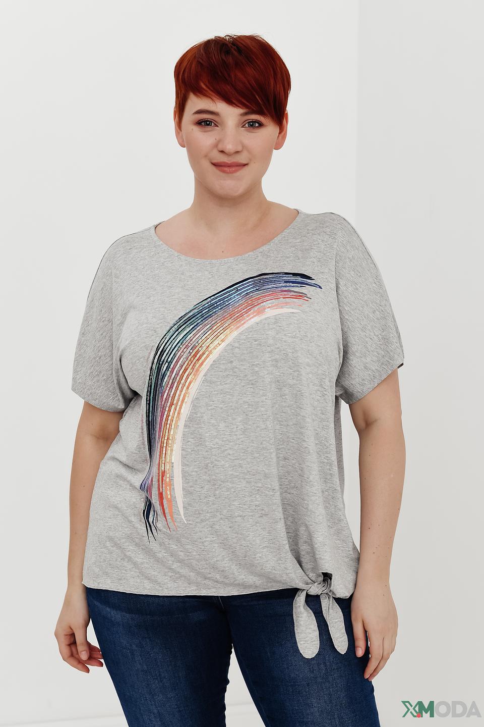 Футболка Via Appia с радугой