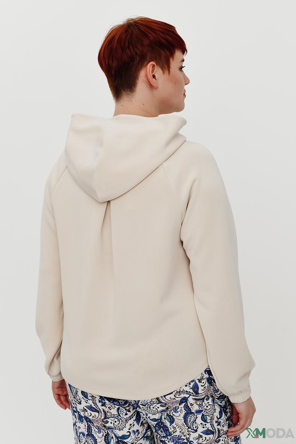 Пуловер Taifun с капюшоном бежевый