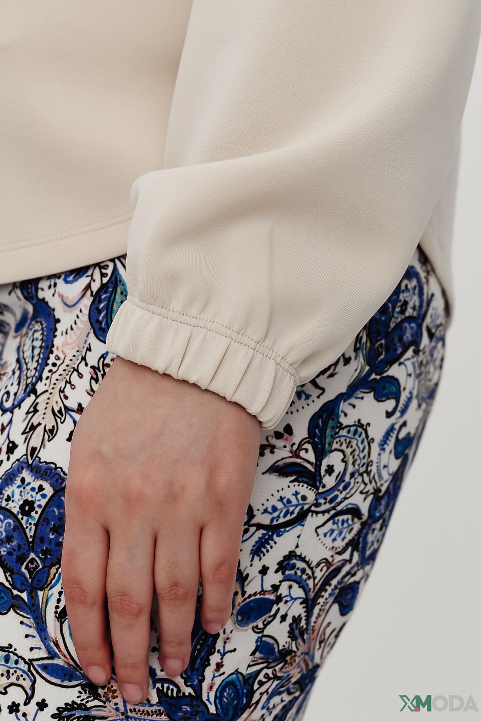 Пуловер Taifun с капюшоном бежевый