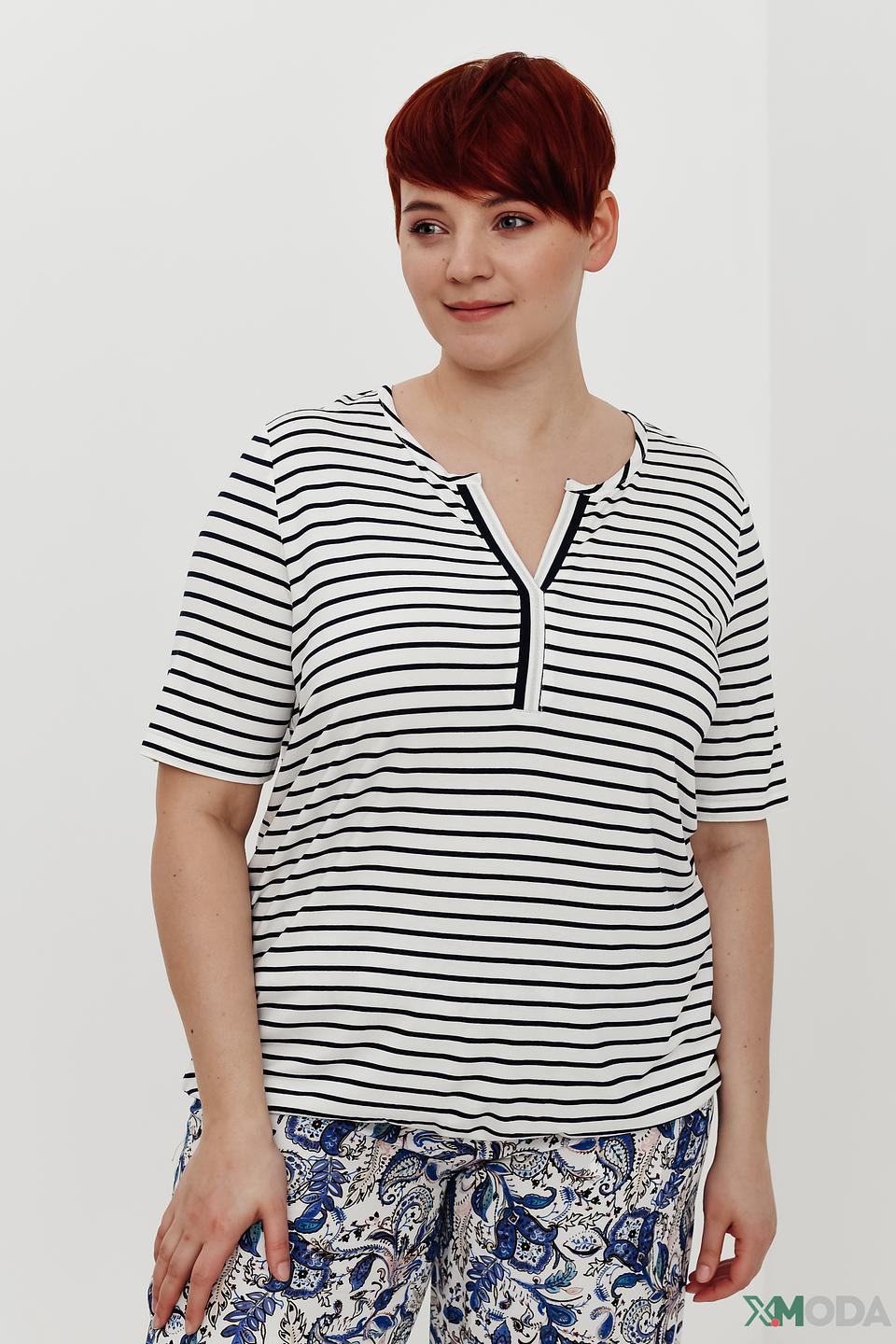 Блуза Frapp в полоску