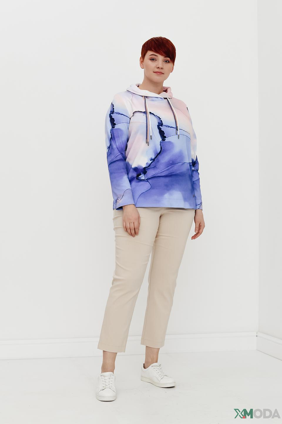 Пуловер Frapp с принтом "Мрамор"