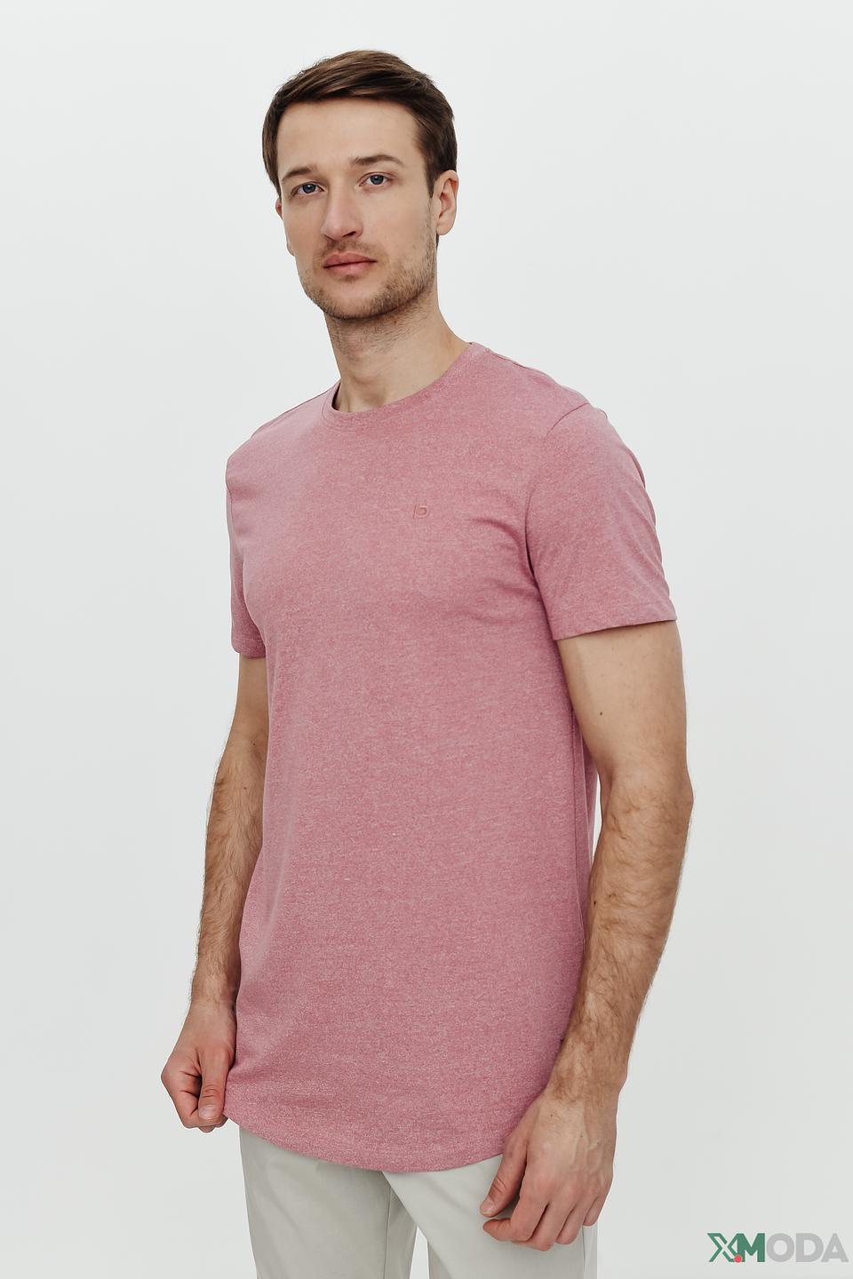 Футболка Tom Tailor меланж розовая