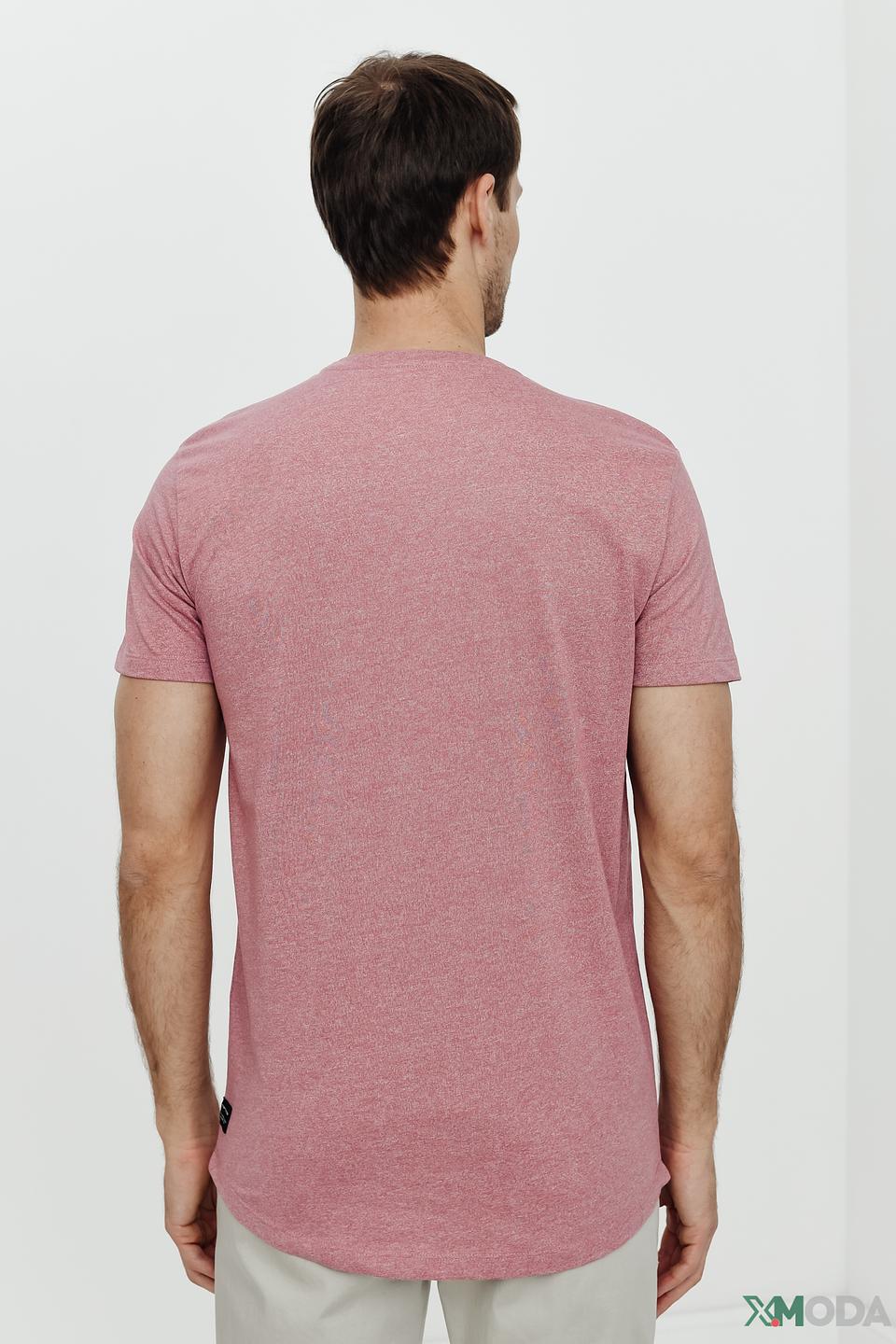 Футболка Tom Tailor меланж розовая