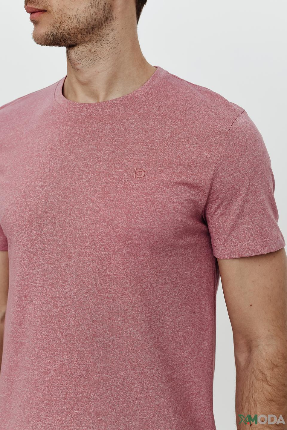 Футболка Tom Tailor меланж розовая