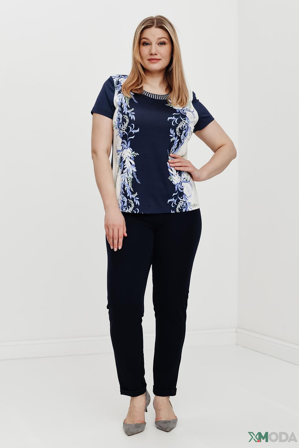 Брюки Frank Walder классические темно-синие