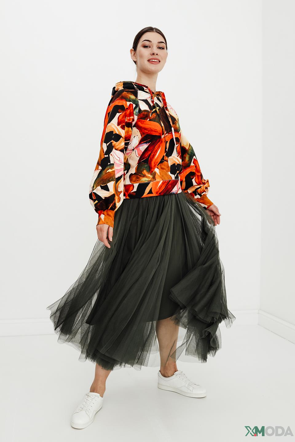 Юбка Apart плиссе тёмно-зелёная