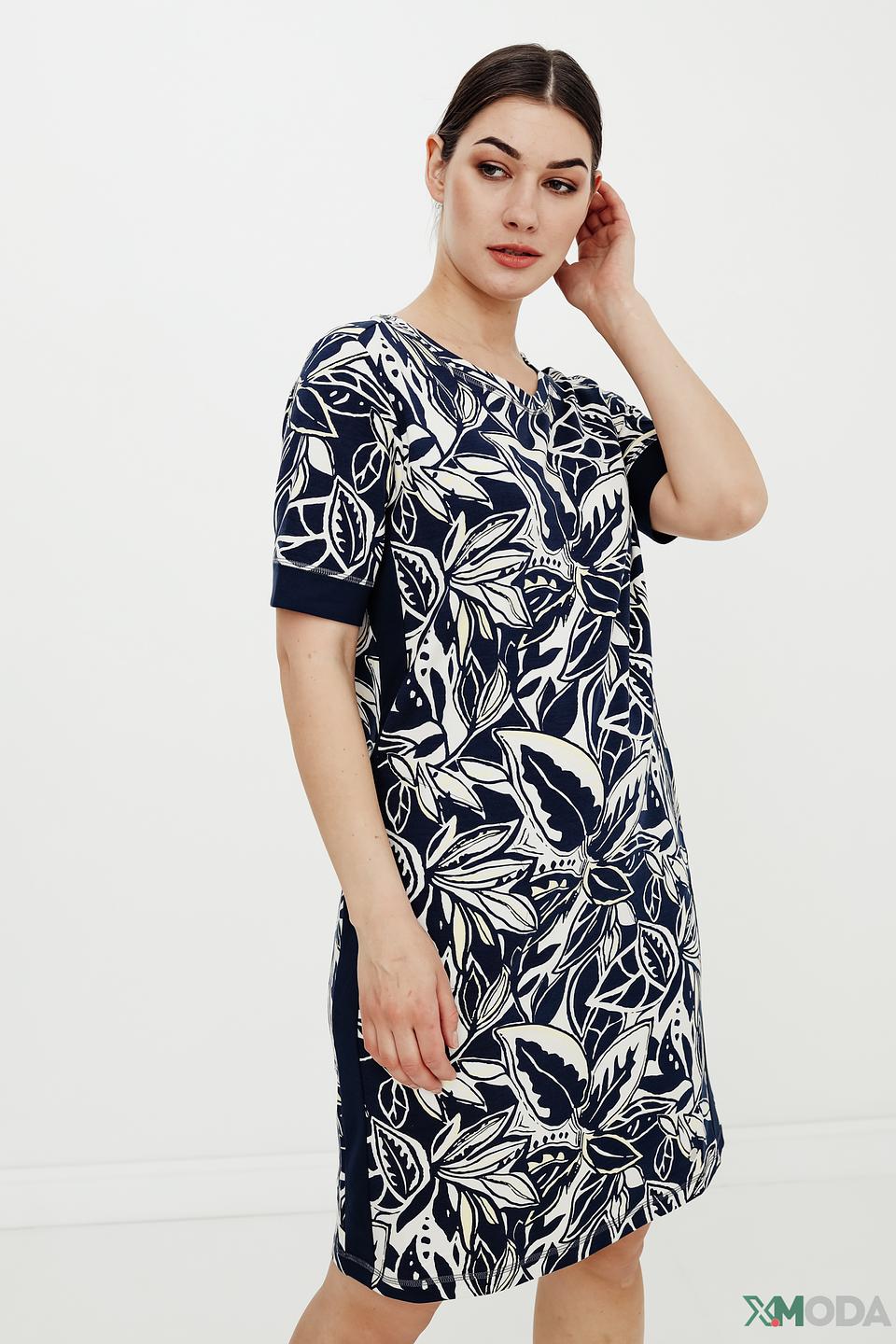 Платье Lecomte с цветочным принтом