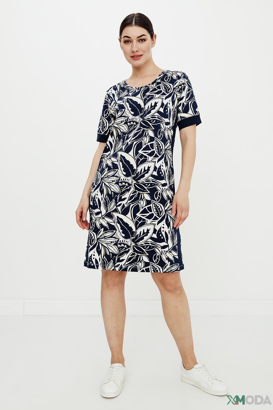 Платье Lecomte с цветочным принтом