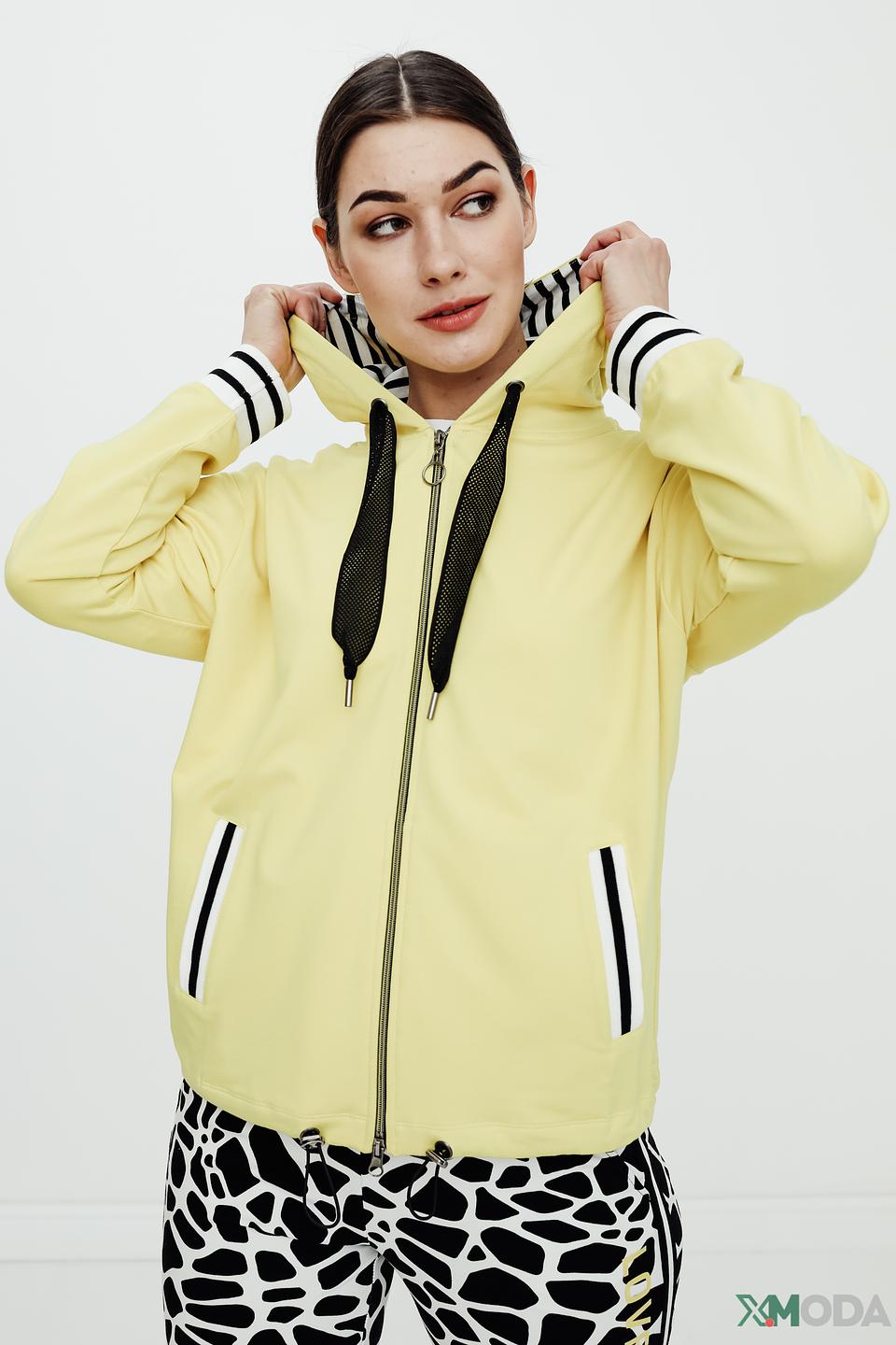 Жакет Tuzzi с капюшоном жёлтый