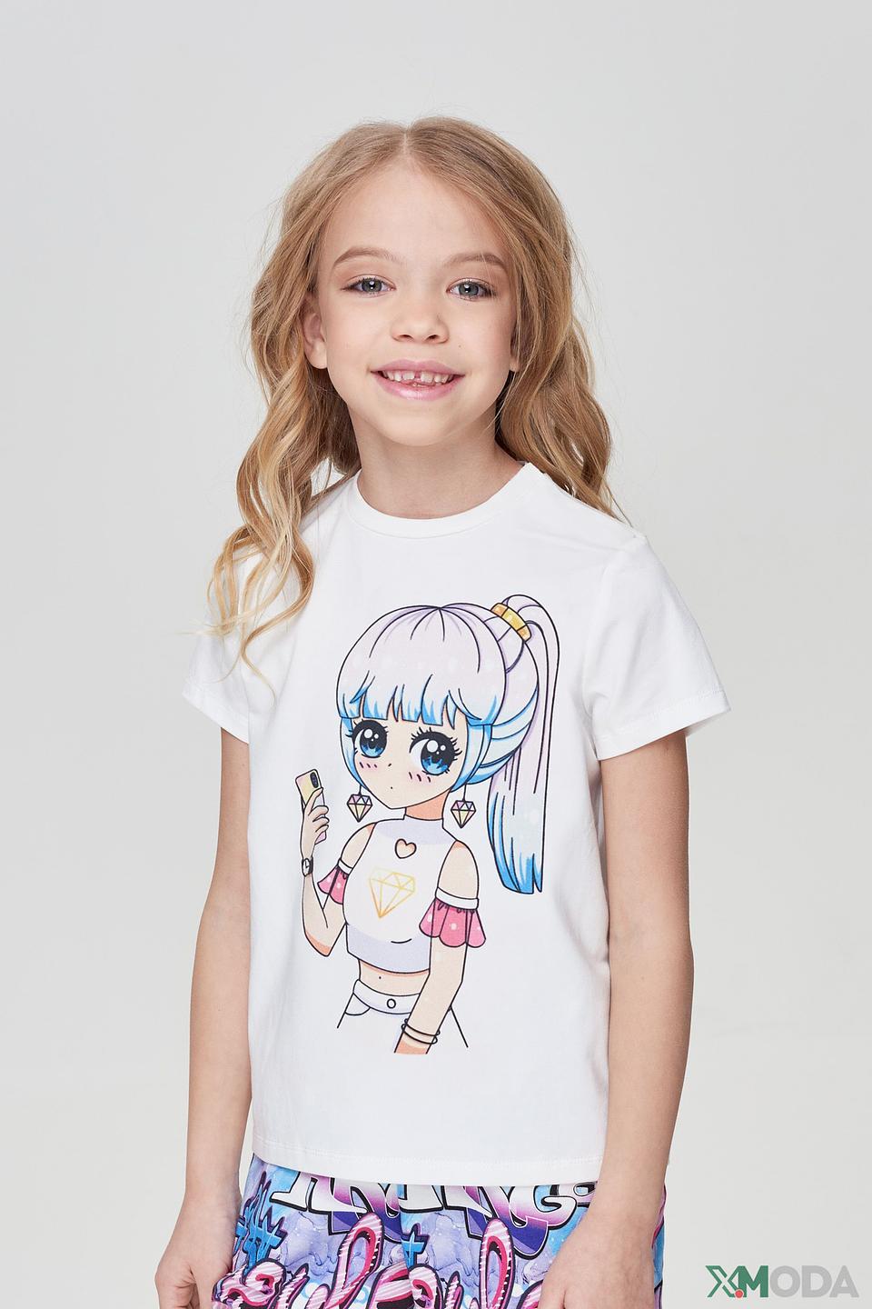Футболка Choupette дев. с принтом