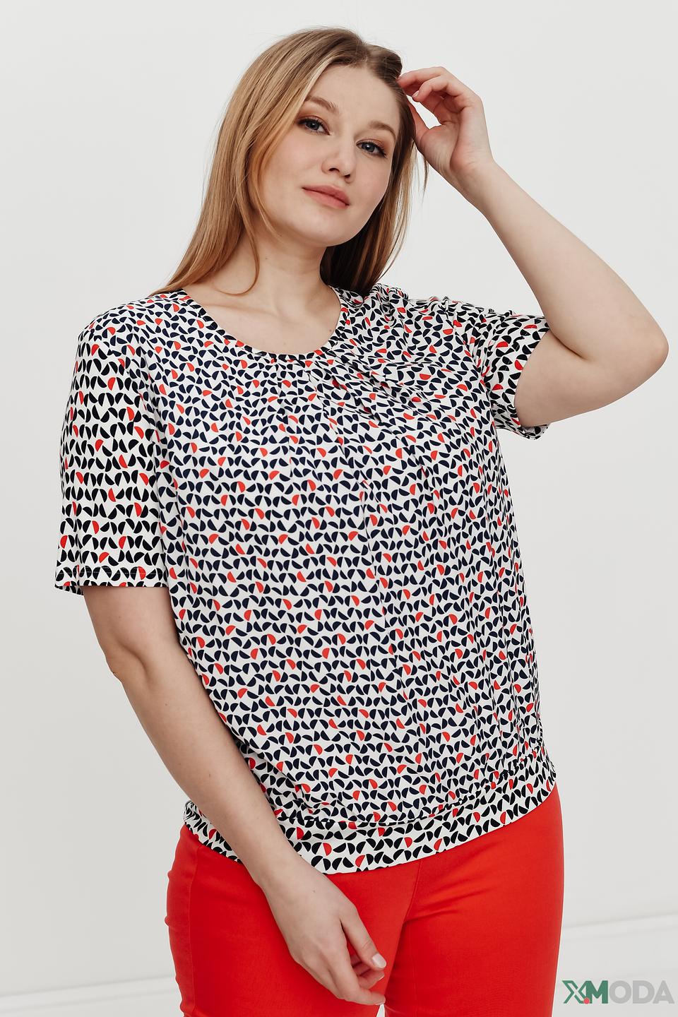 Блуза Frank Walder с принтом