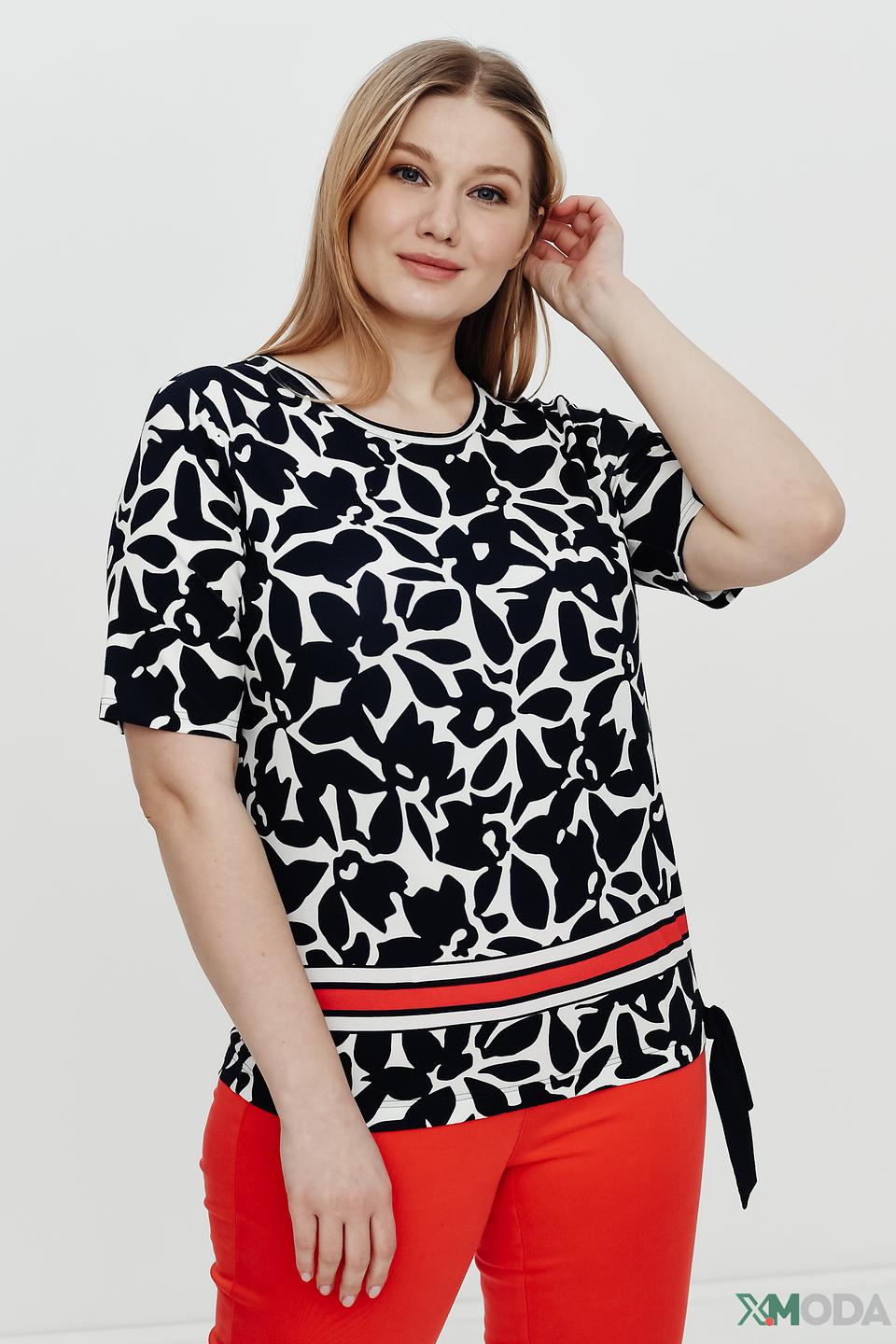 Блуза Frank Walder с принтом