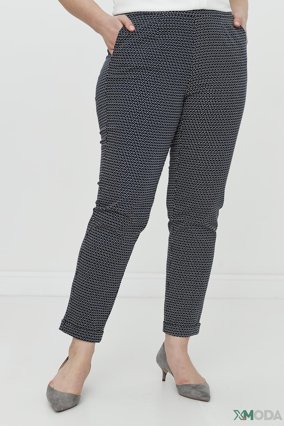 Брюки Frank Walder в мелкий принт