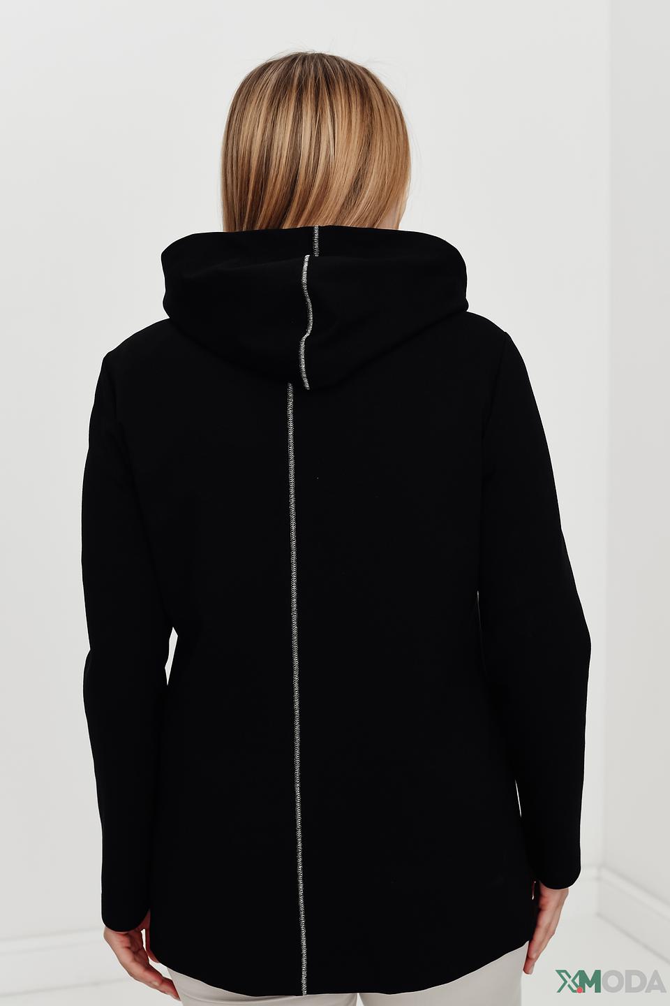 Жакет Frank Walder с капюшоном чёрный