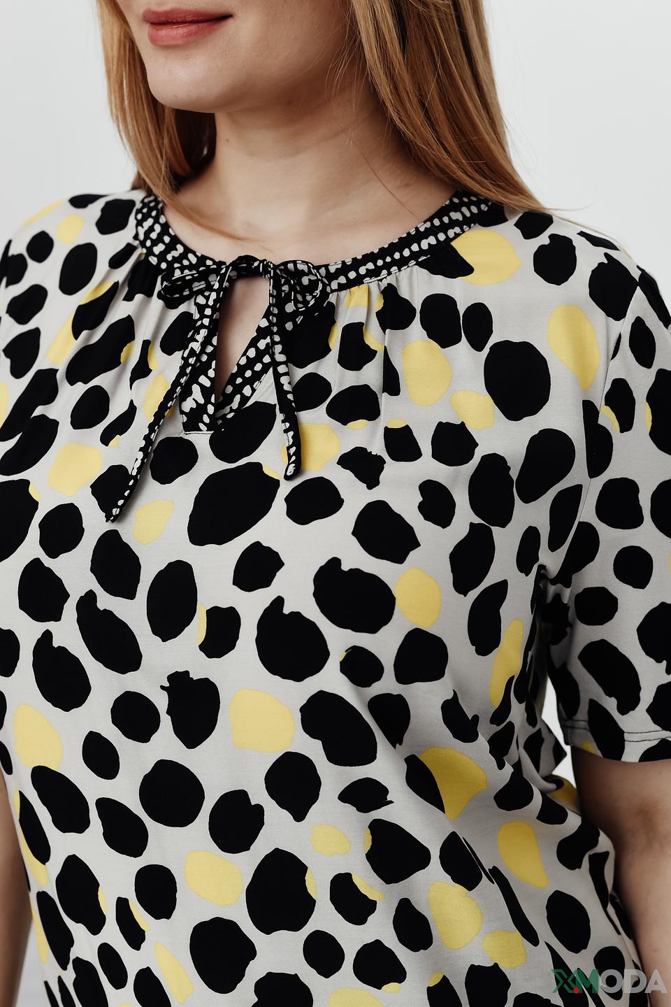 Блуза Frank Walder в горошек