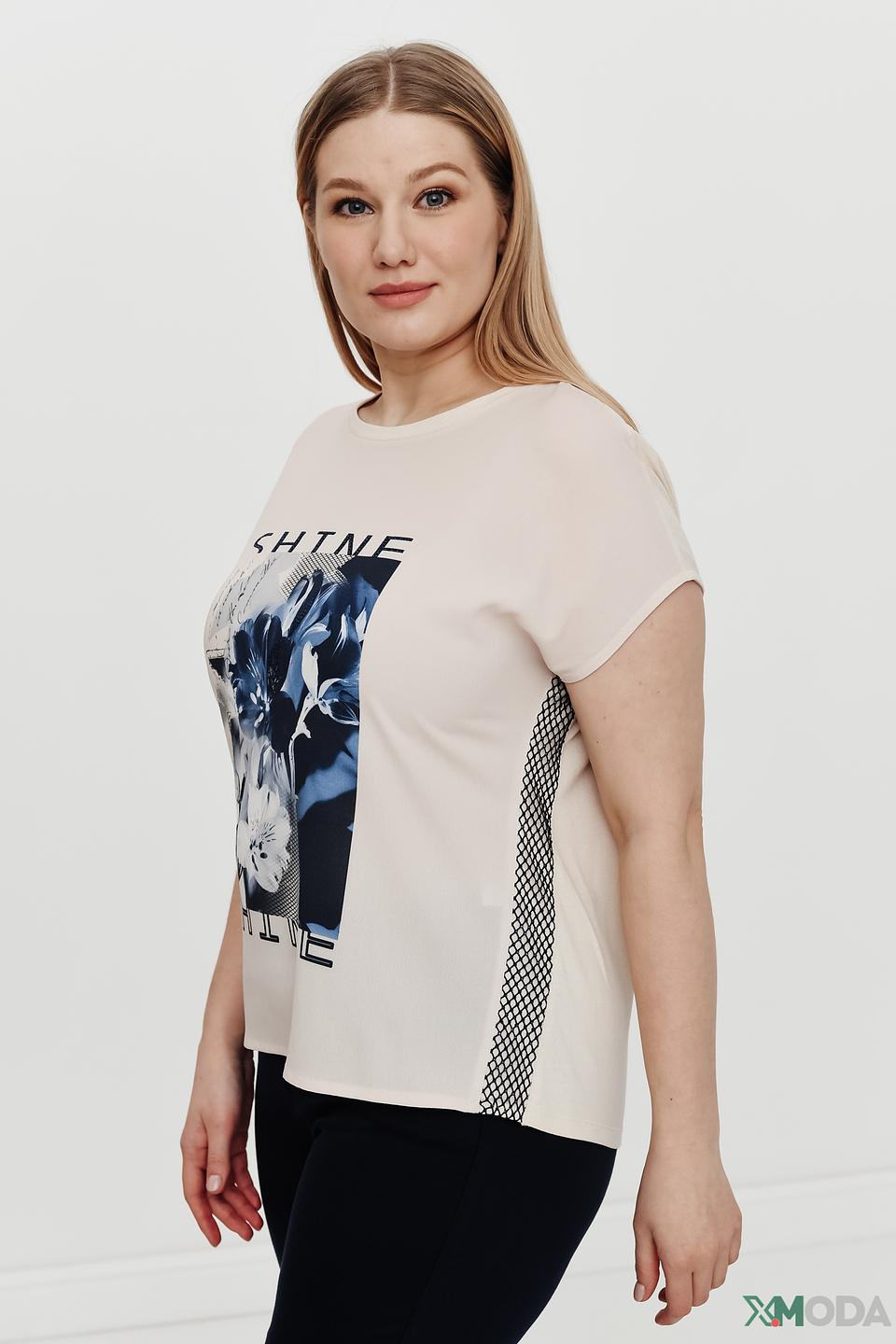 Футболка Thomas Rabe с принтом Shine