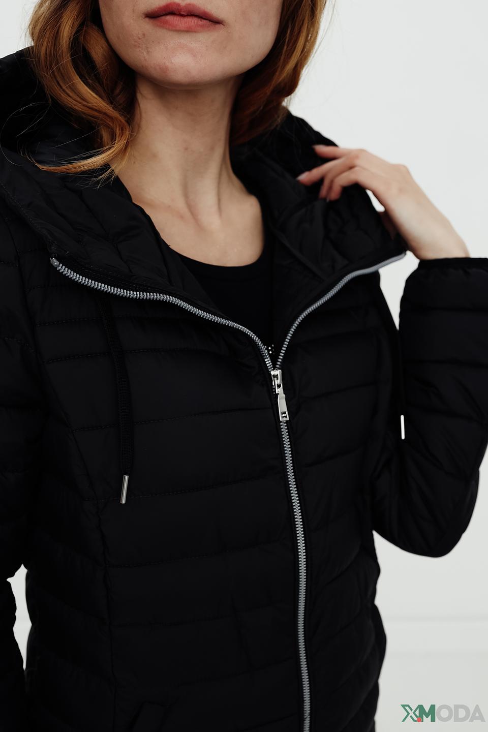 Пальто s.Oliver стеганое чёрное