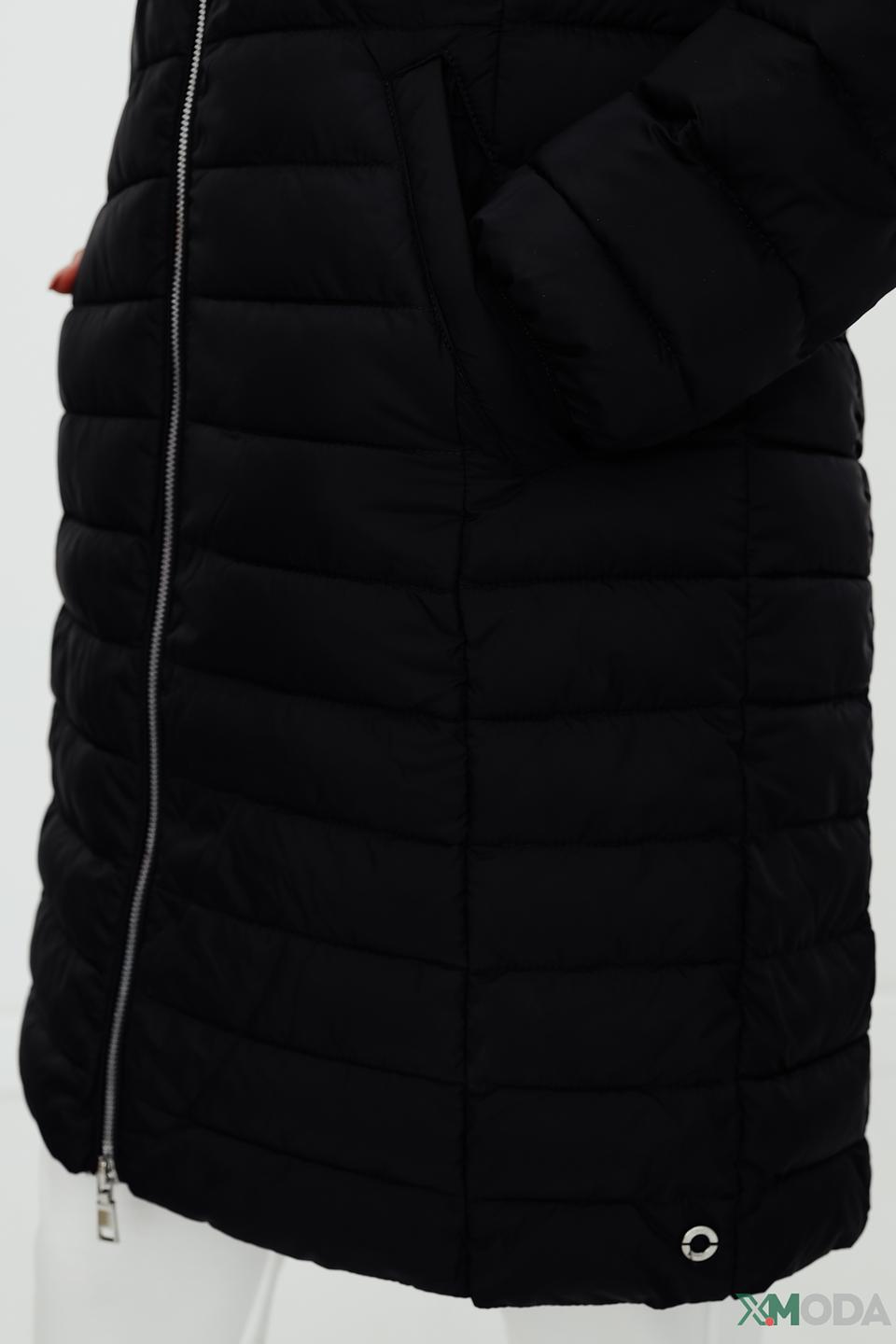 Пальто s.Oliver стеганое чёрное