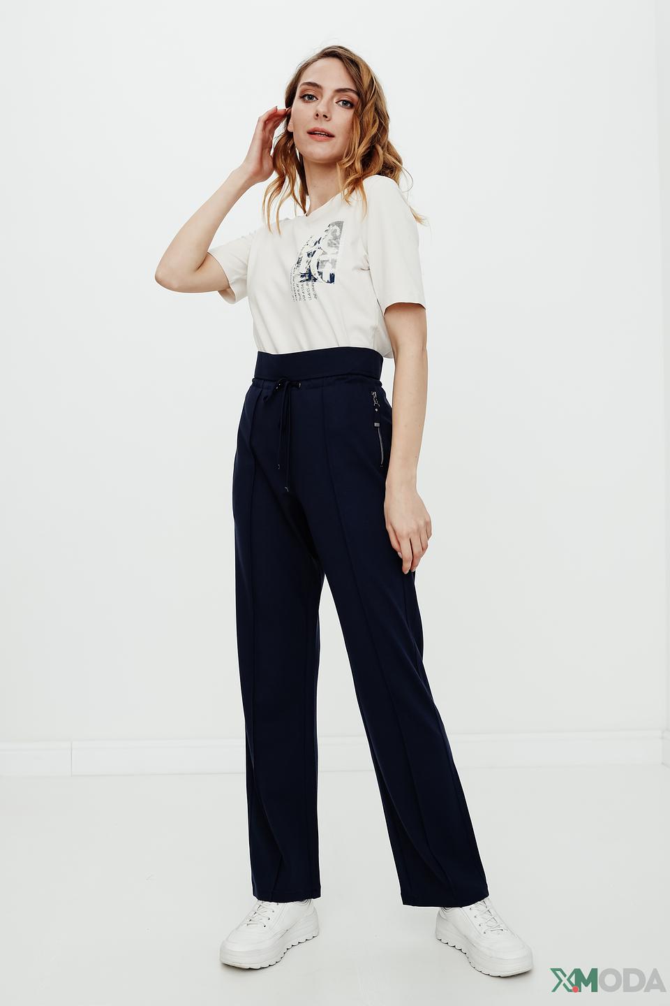 Брюки классические Olsen синие