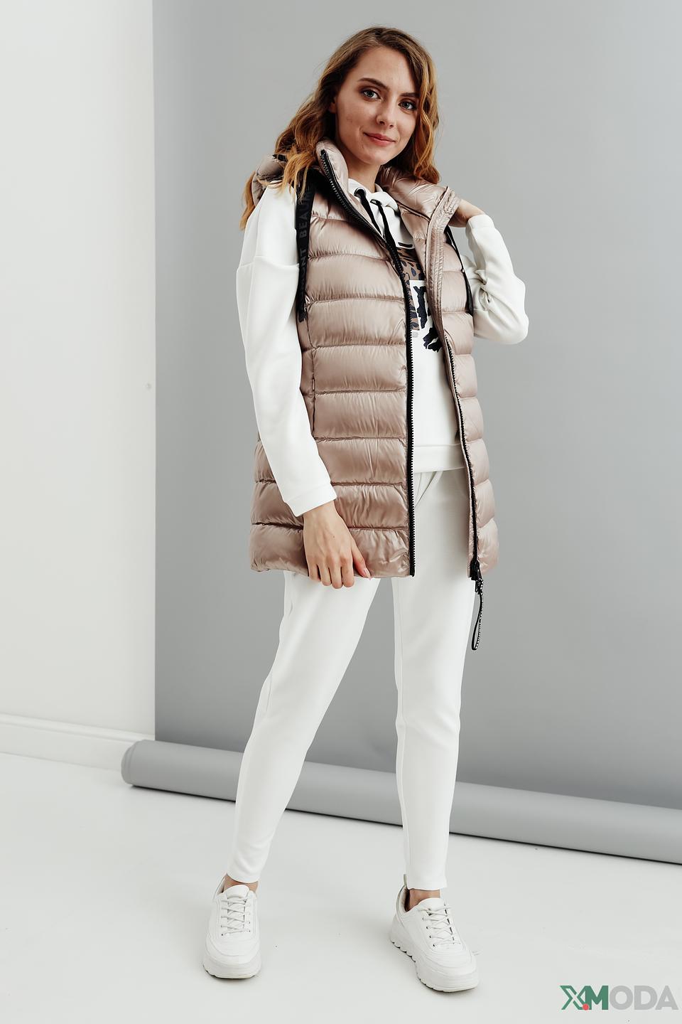 Жилет Beaumont стеганый бежевый