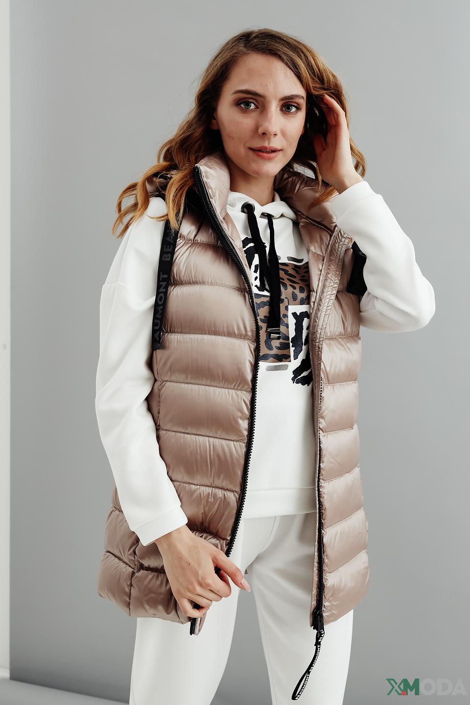 Жилет Beaumont стеганый бежевый