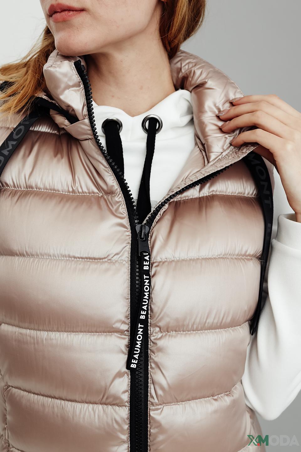 Жилет Beaumont стеганый бежевый