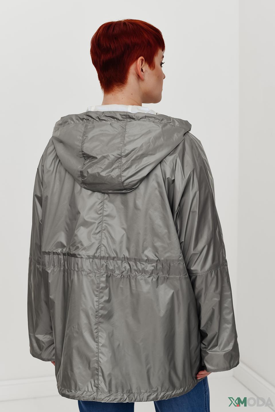 Куртка Baronia серая с капюшоном