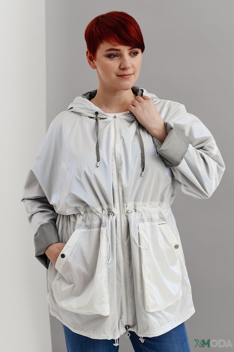 Куртка Baronia серая с капюшоном