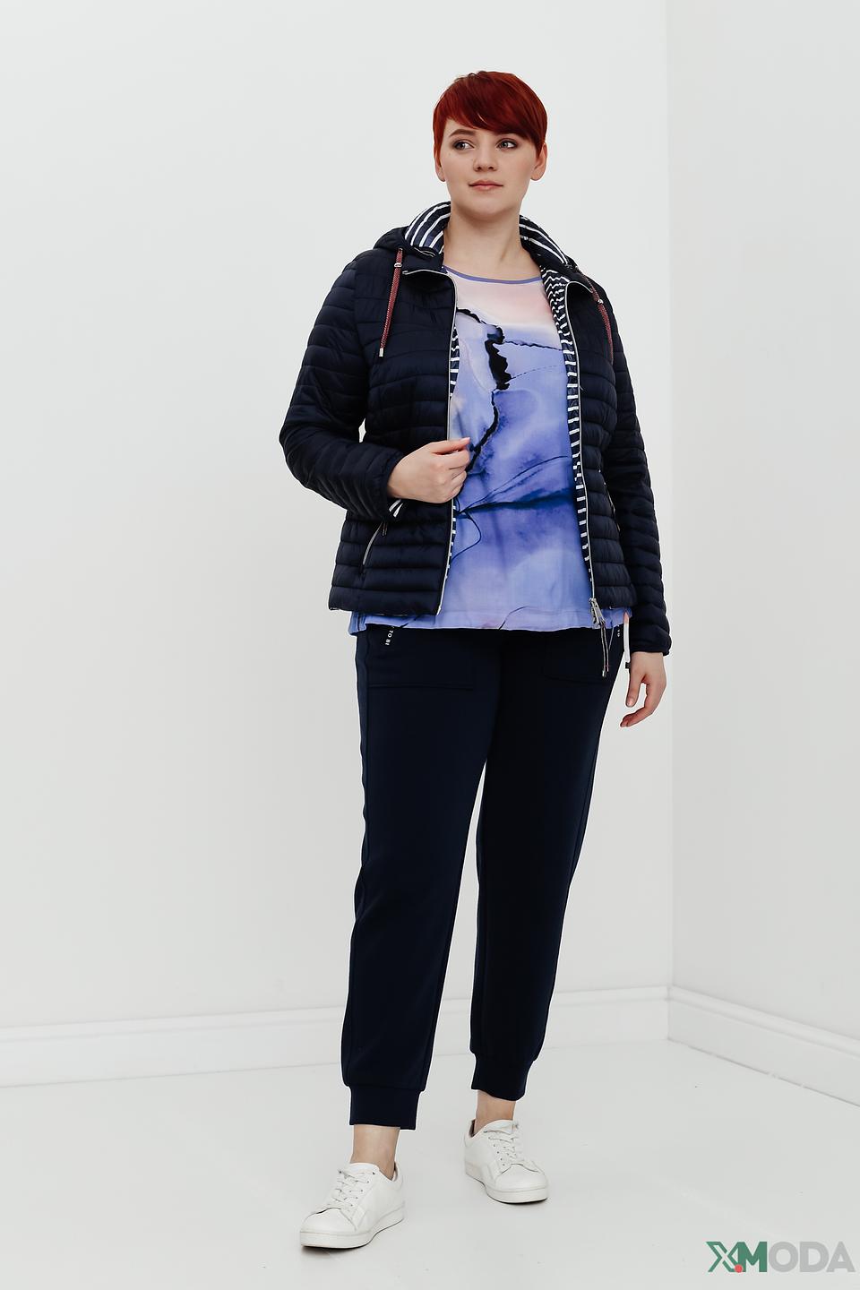 Куртка Lebek стеганая синяя