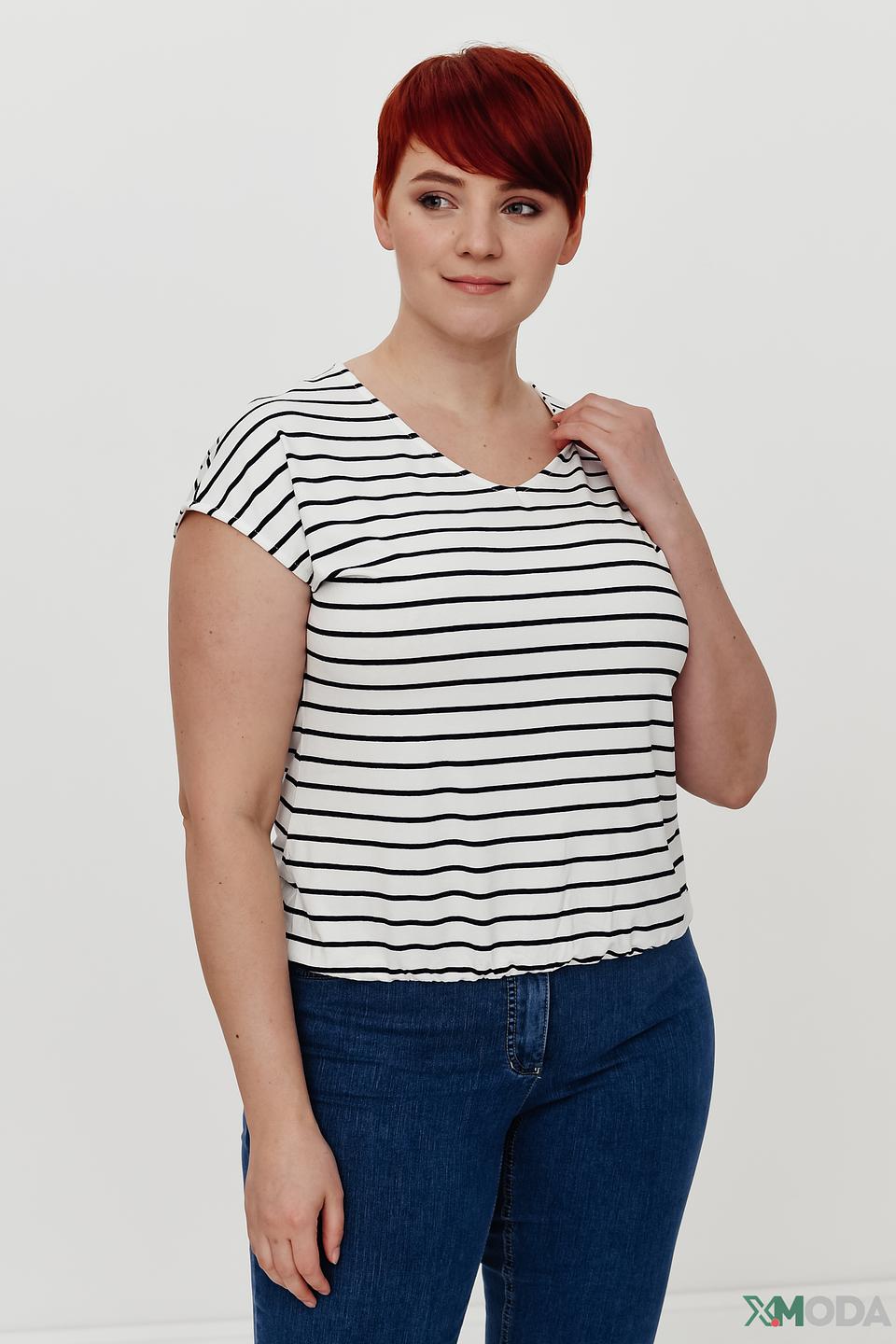 Футболка Lebek в полоску