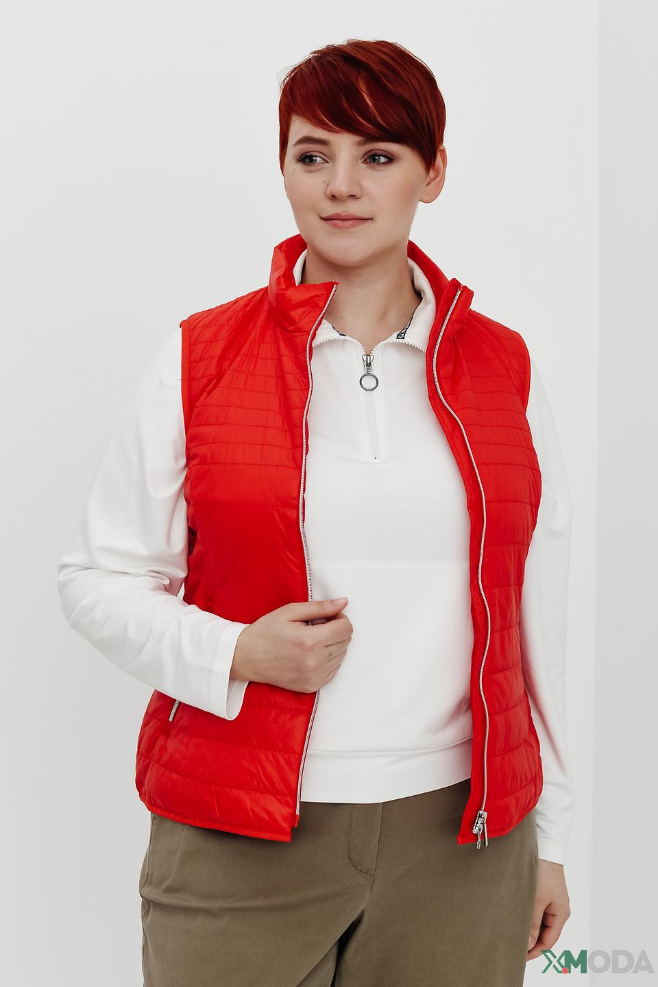 Жилет Frank Walder стеганый красный