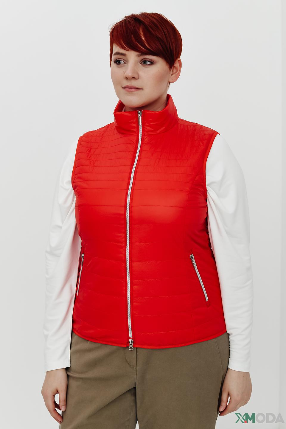 Жилет Frank Walder стеганый красный