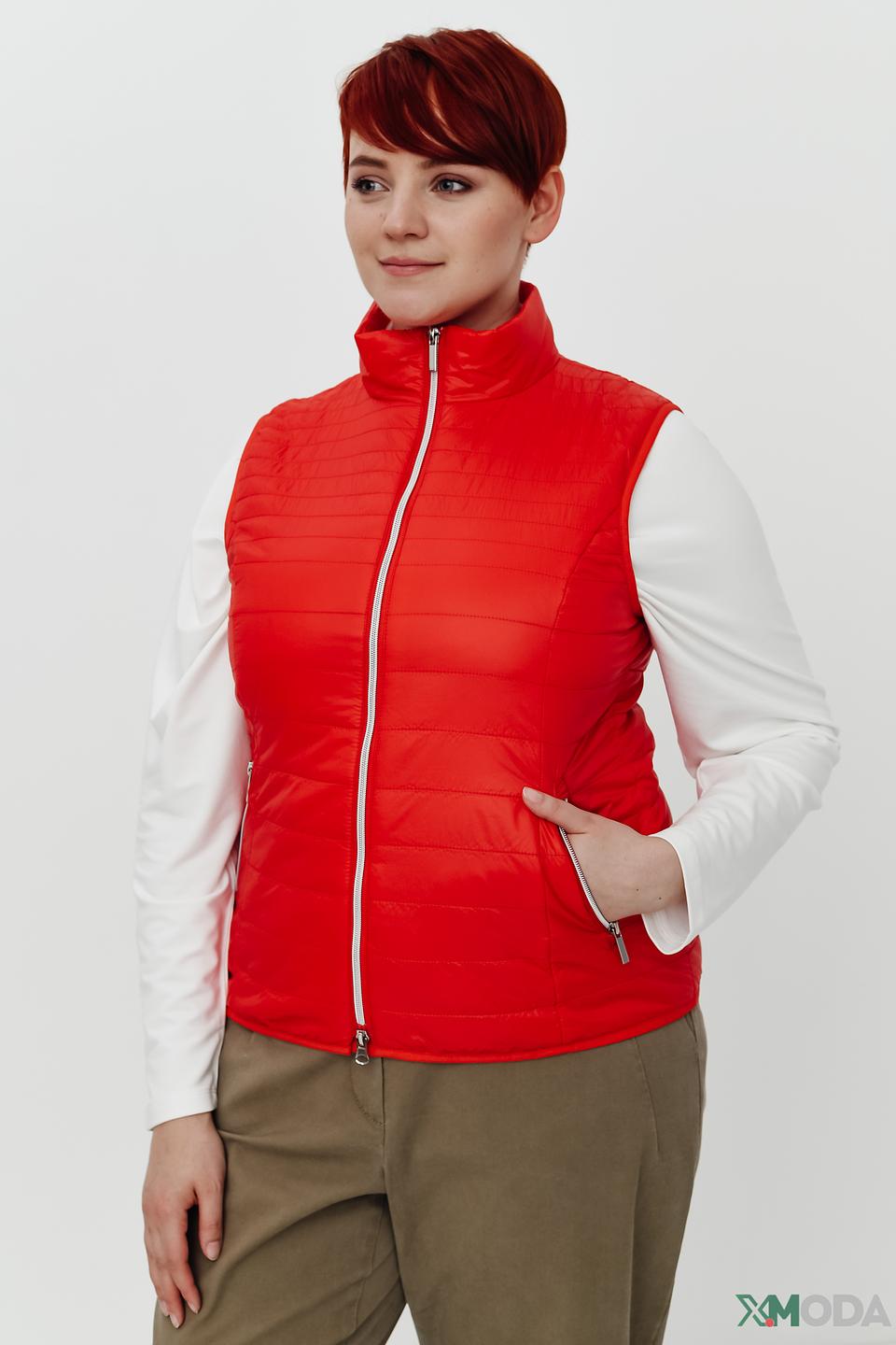 Жилет Frank Walder стеганый красный
