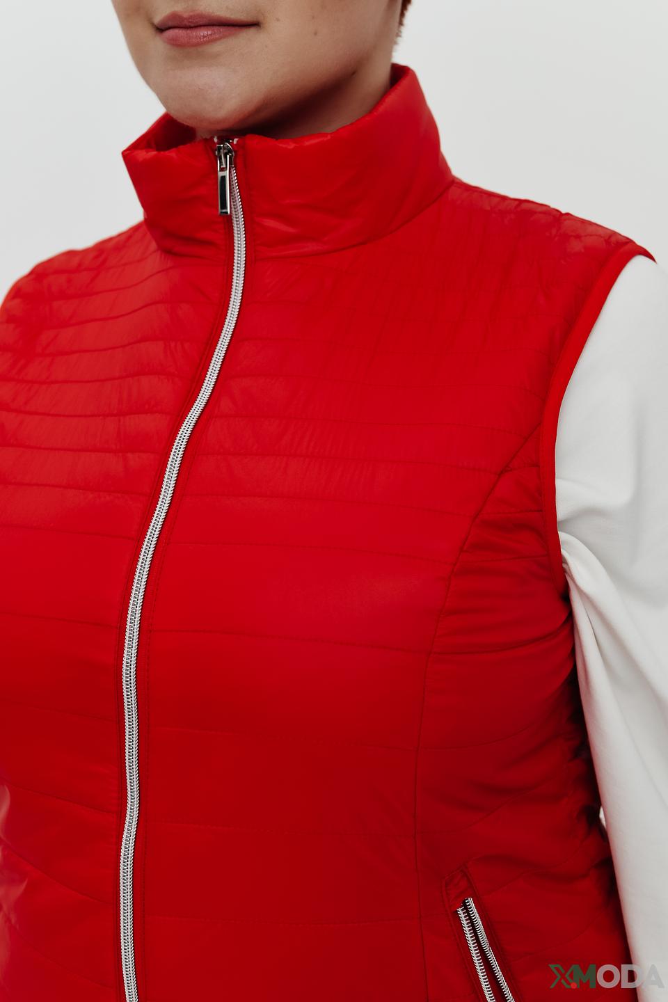 Жилет Frank Walder стеганый красный