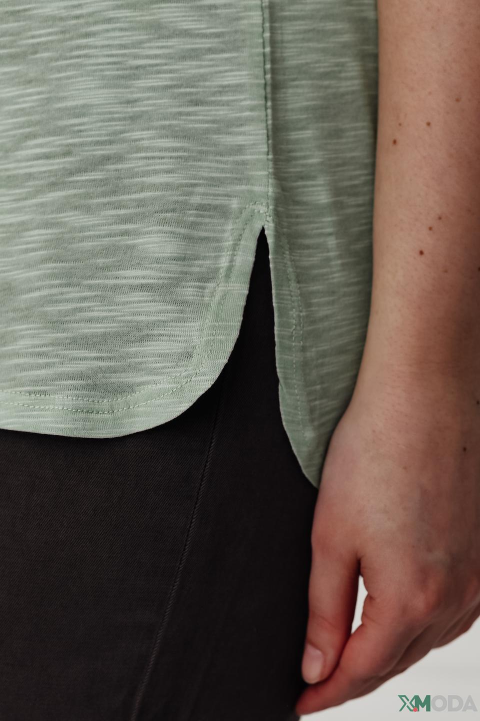 Футболка Via Appia с принтом мятная