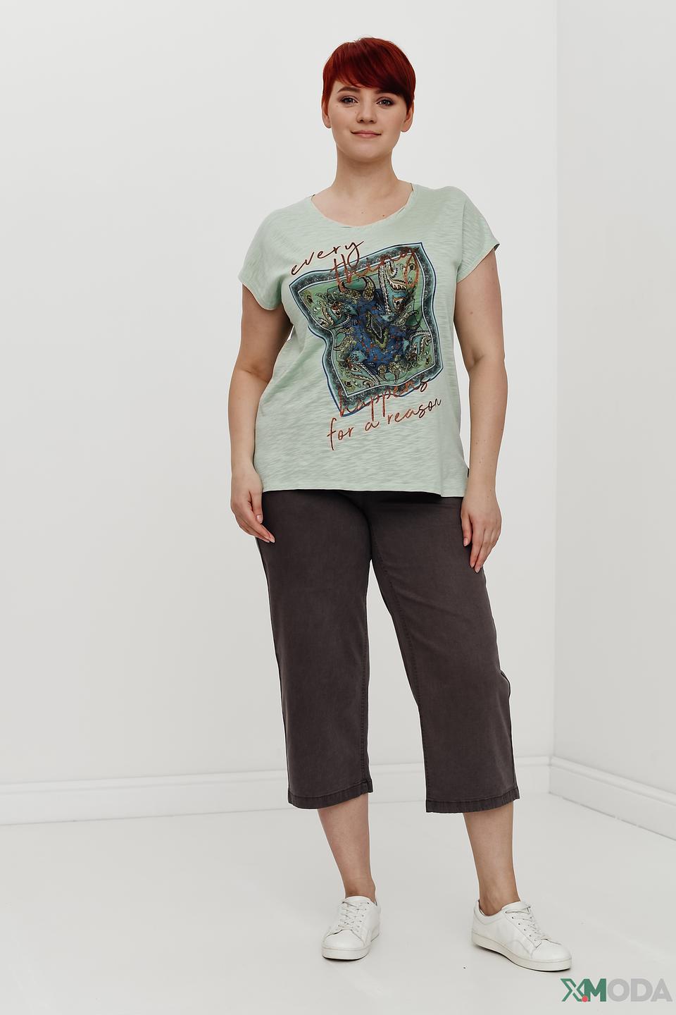 Брюки кюлоты Via Appia серые