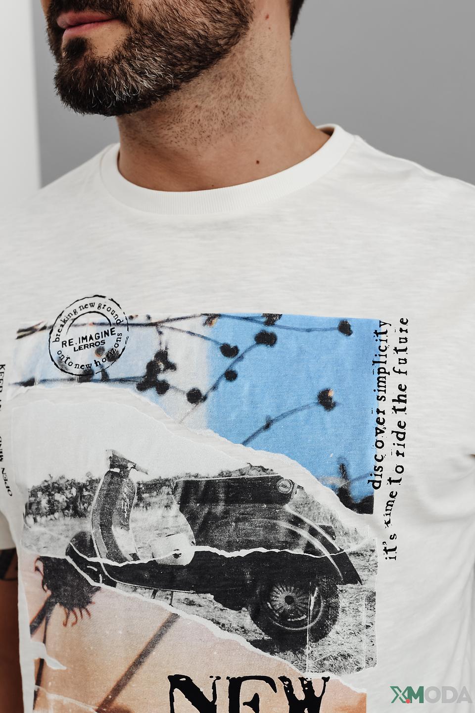 Футболка Lerros с принтом New Horizons