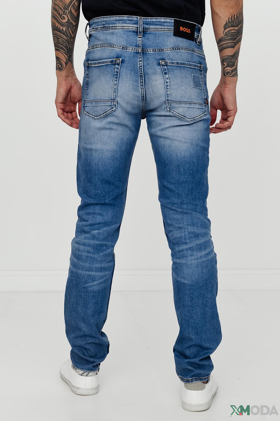 Джинсы Boss Casual с потертостями
