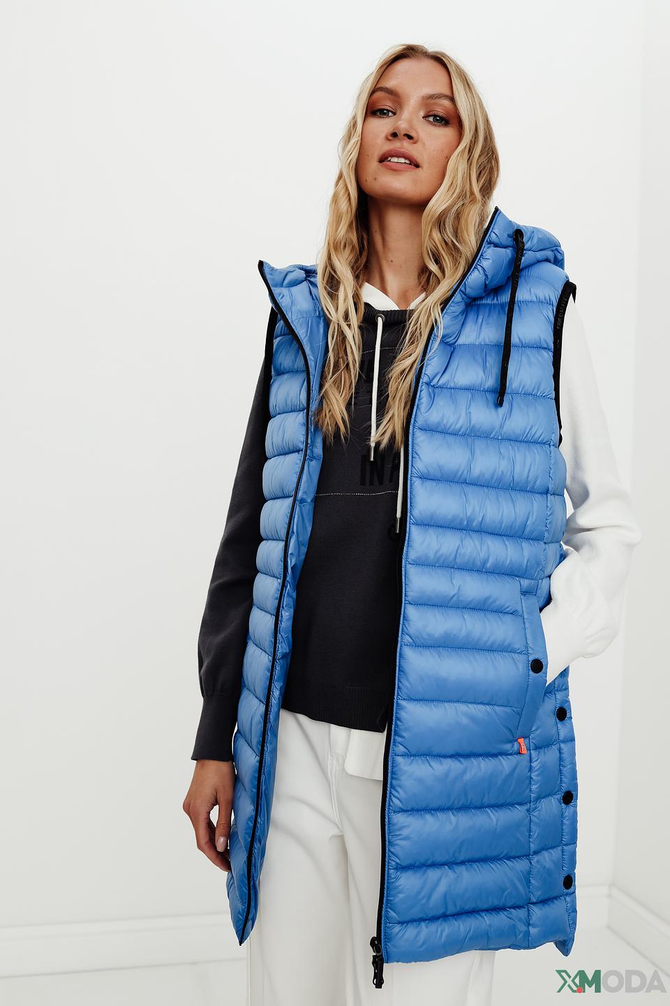 Жилет Frieda and Freddies стеганый синий