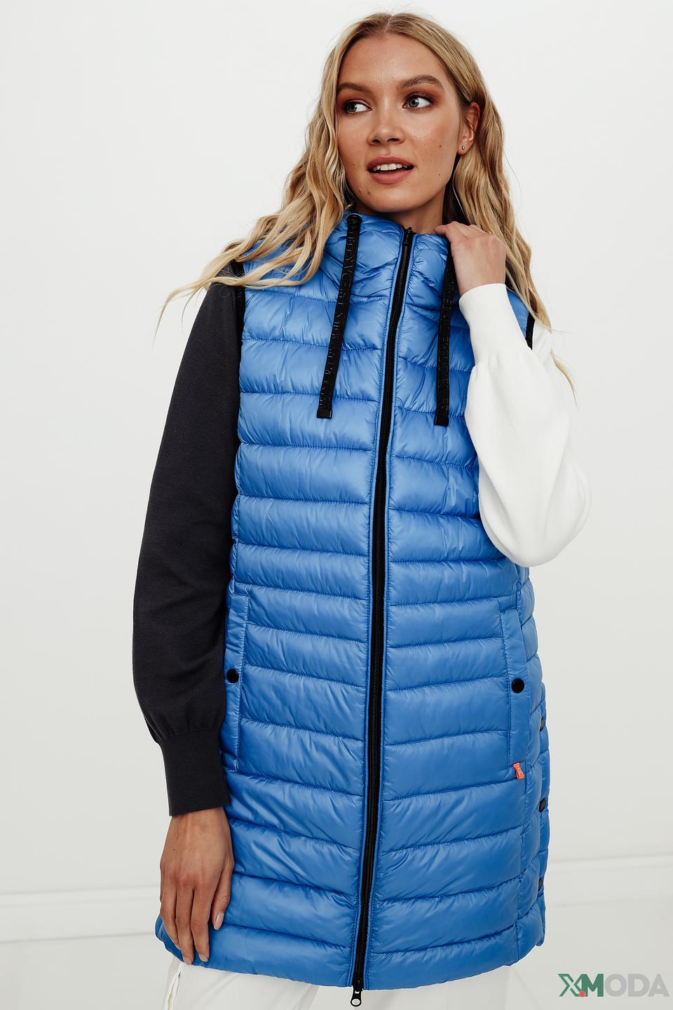 Жилет Frieda and Freddies стеганый синий