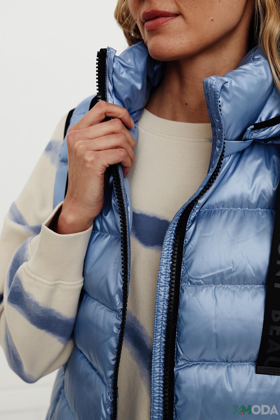 Жилет Beaumont стеганый голубой