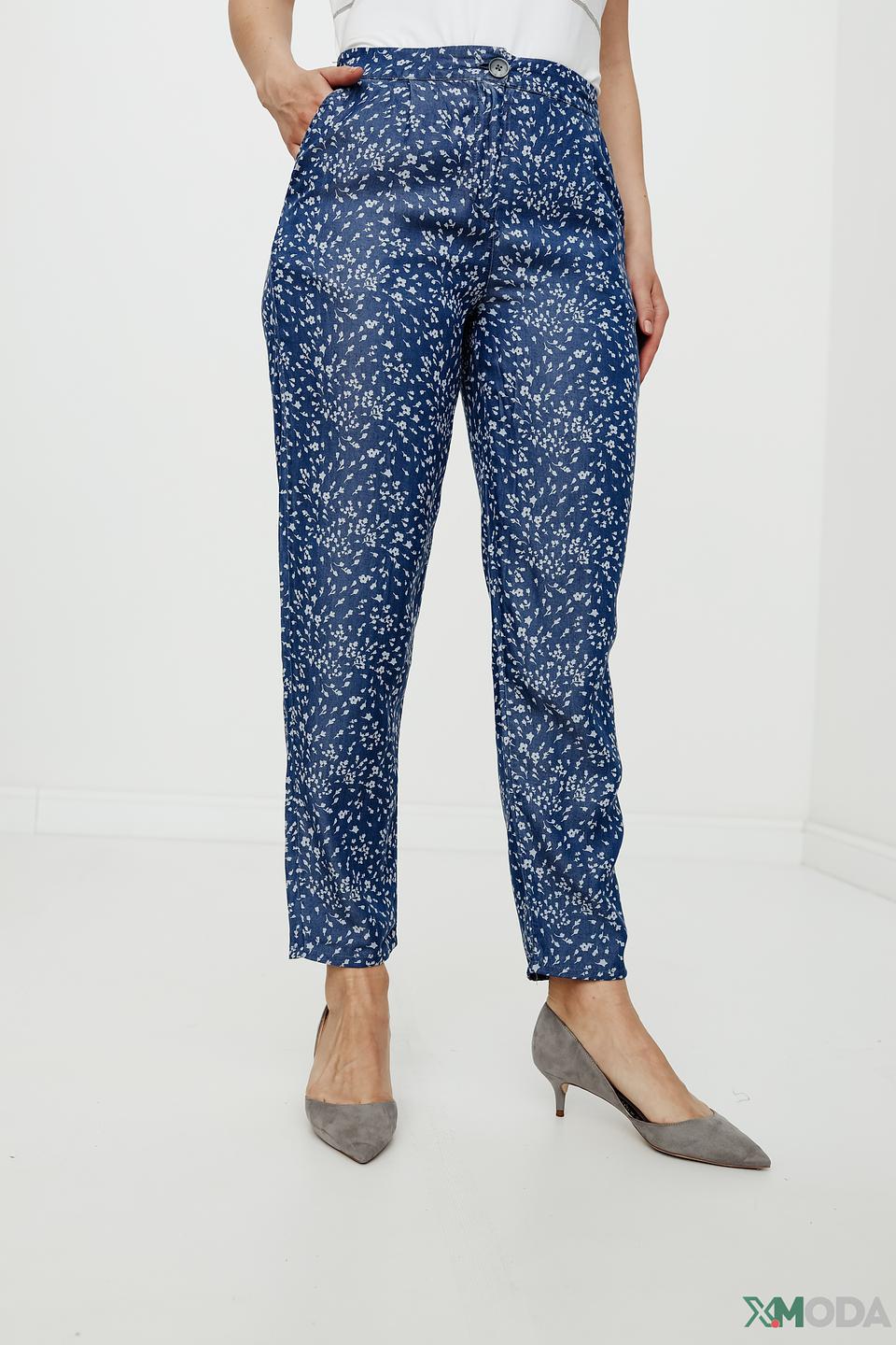 Брюки Pezzo с цветочным принтом